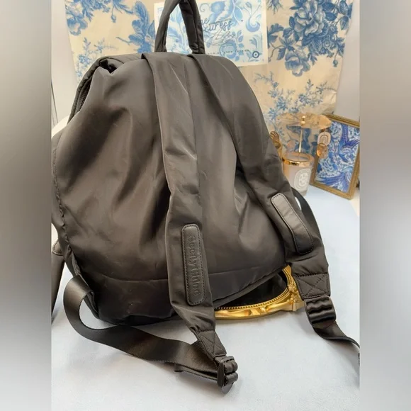 ? SEE BY CHLOE ? NWOT Joy Rider Nylon Backpack, Minimal Grey ? SEE BY CHLOE ? NWOT Joy Rider Nylon Backpack, Minimal Grey main image 2